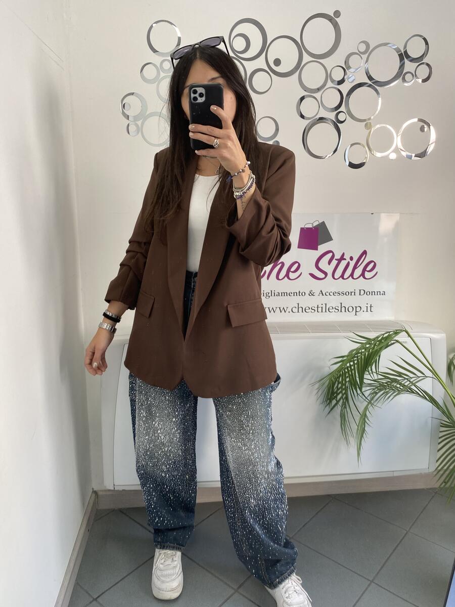 NOVITÀ Blazer manica a 3/4 arricciata