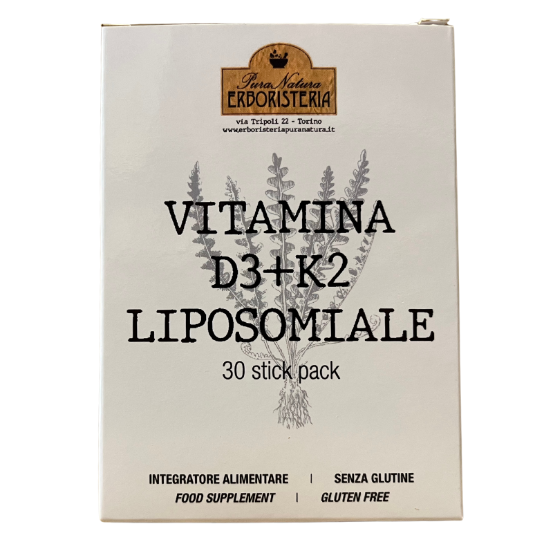 Erboristeria Puranatura - Vitamina D3 + K2 liposomiale