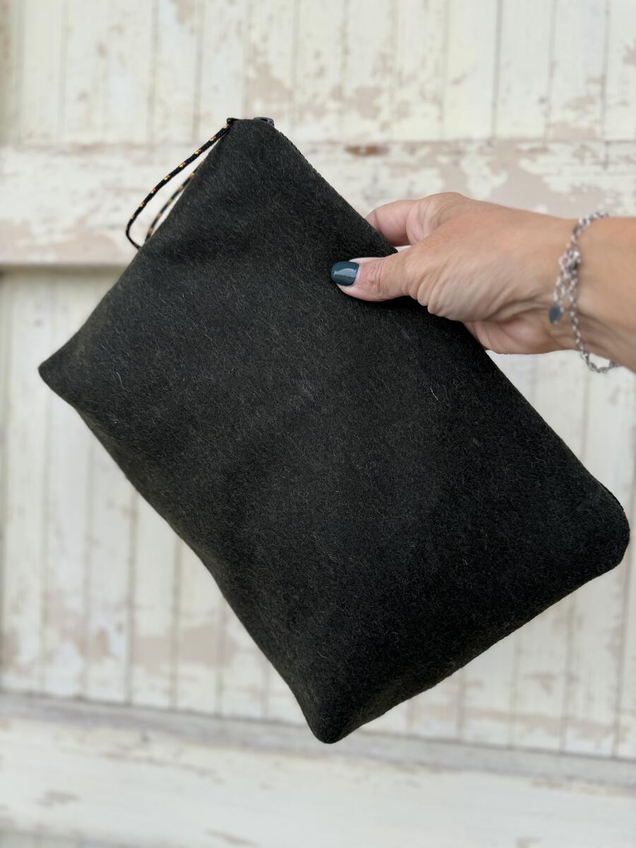 Clutch verde scuro 