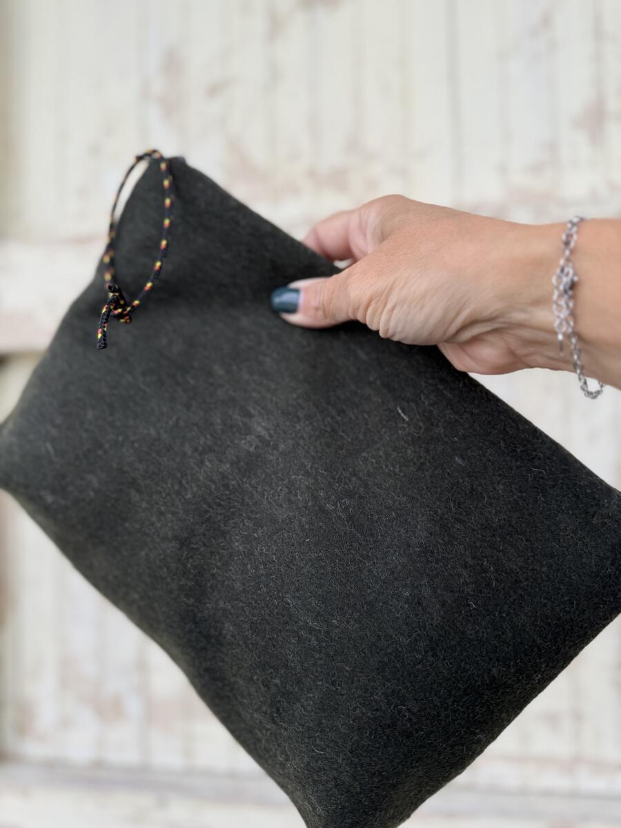 Clutch verde scuro 
