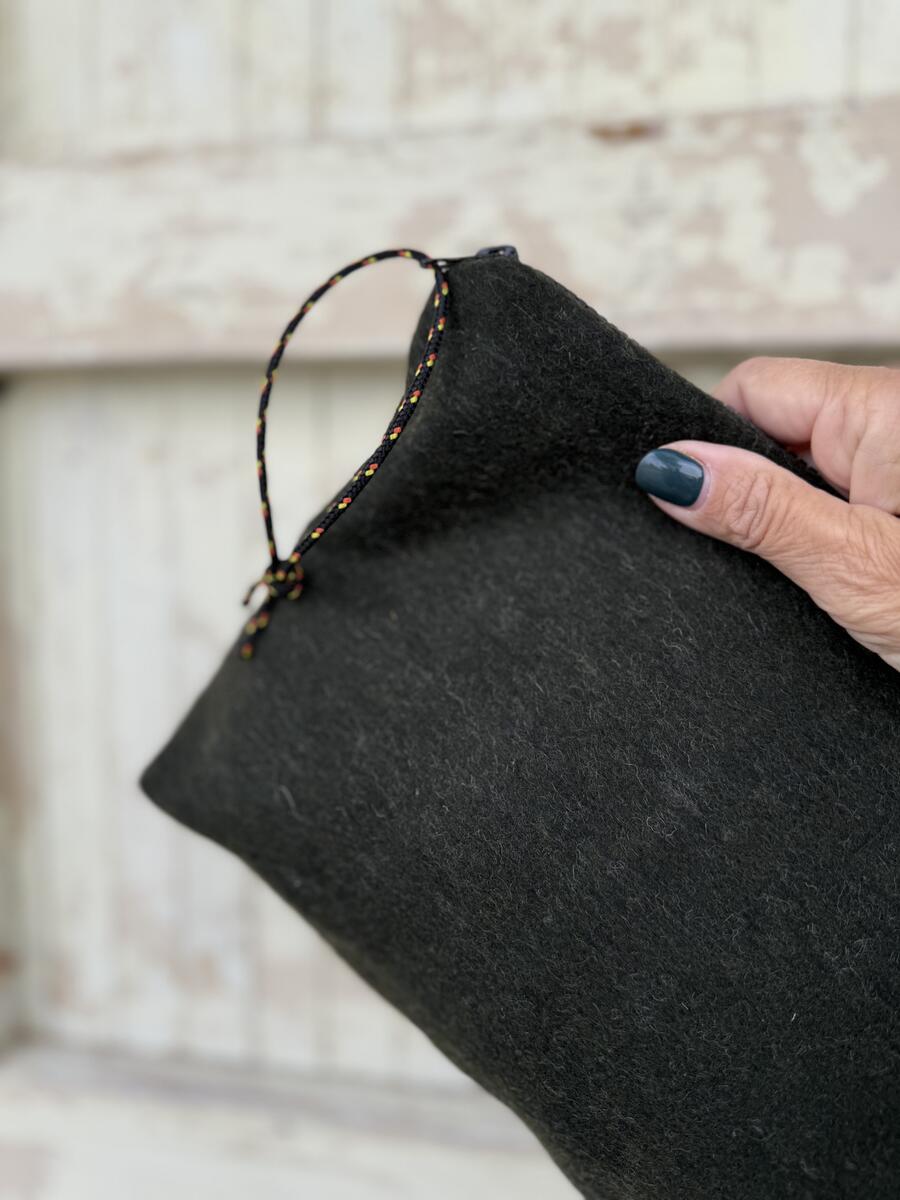 Clutch verde scuro 