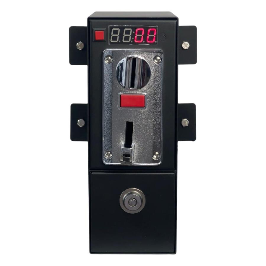 Gettoniera per Lavatrice Domestica con Staffe di Fissaggio a Parete – Controllo a Tempo per B&B e Strutture Ricettive (max 1900W)