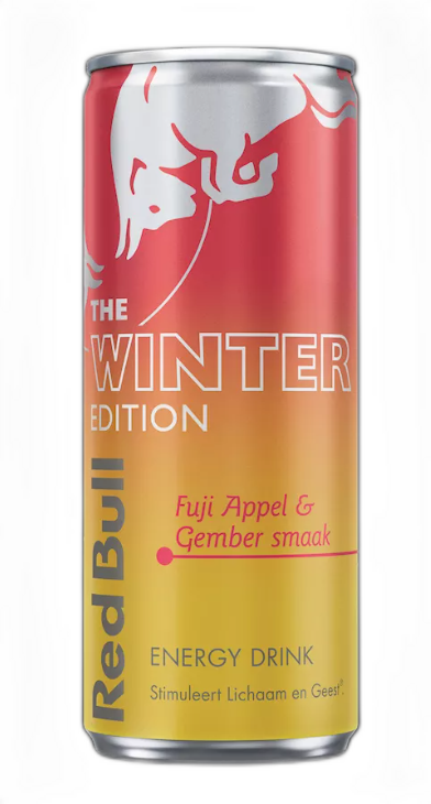 Red Bull the winter edition 2025 fuji Appel & gember 250ml (mela e zenzero)