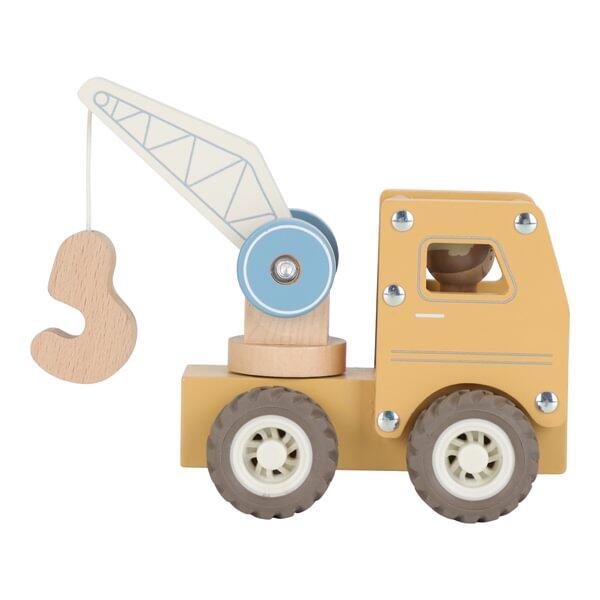 Camion con gru con personaggio