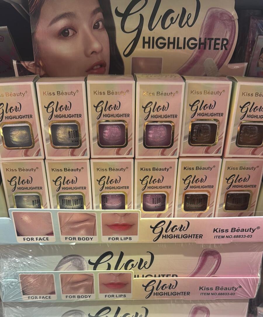 KISS BEAUTY GLOW HIGHLIGHTER 
 [Conf.da 24 pezzi ]