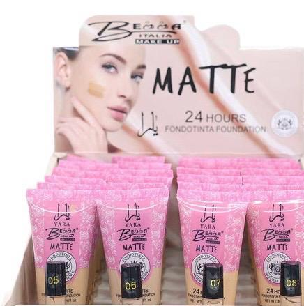 BELLA FONDOTINTA MATTE YARA 
 [ Conf.da 24 pezzi ]