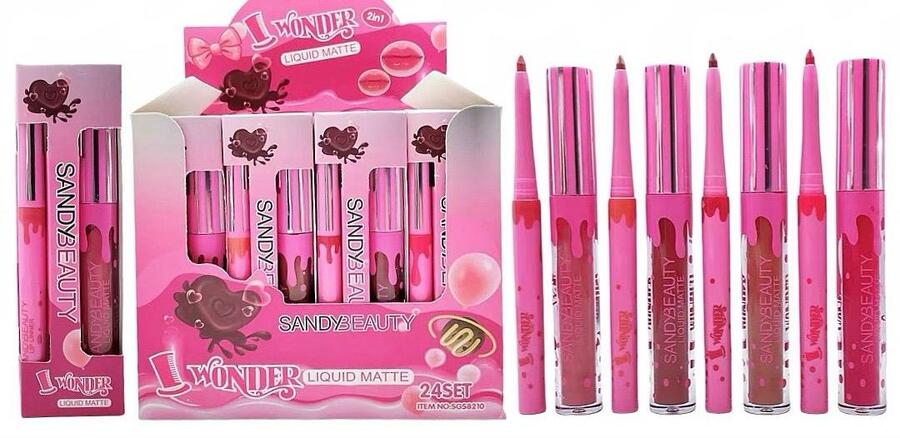 SANDYBEAUTY KIT 2 IN 1 MATITA+LUCIDALABBRA
 [Conf.da 24 kit]