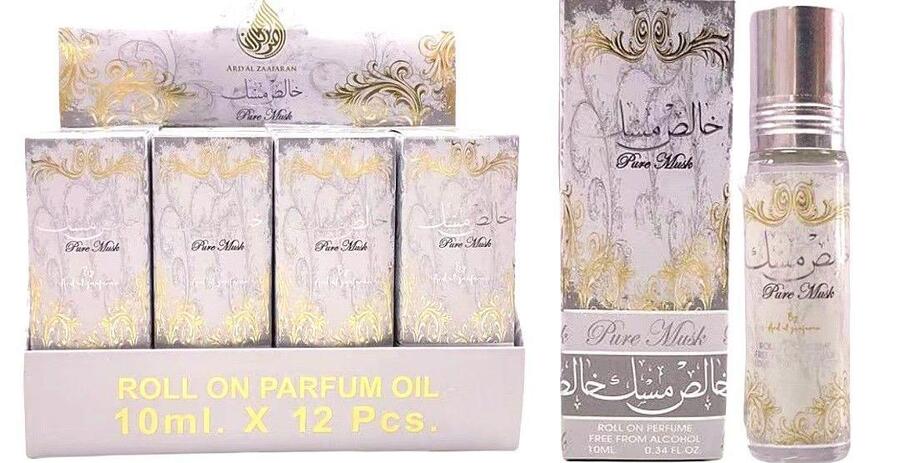 ARD AL ZAAFARAN ROLL ON PARFUM OIL PURE MUSK DA 10 ml [Conf.da 12 pezzi]