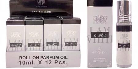 ARD AL ZAAFARAN ROLL ON PARFUM OIL ANA ABIYEDH  DA 10 ml [Conf.da 12 pezzi]