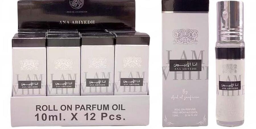 ARD AL ZAAFARAN ROLL ON PARFUM OIL ANA ABIYEDH  DA 10 ml [Conf.da 12 pezzi]