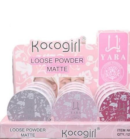 KOCOGIRL LOOSE POWDER MATTE YARA Con spugna
 [ Conf.da 12 pezzi ]