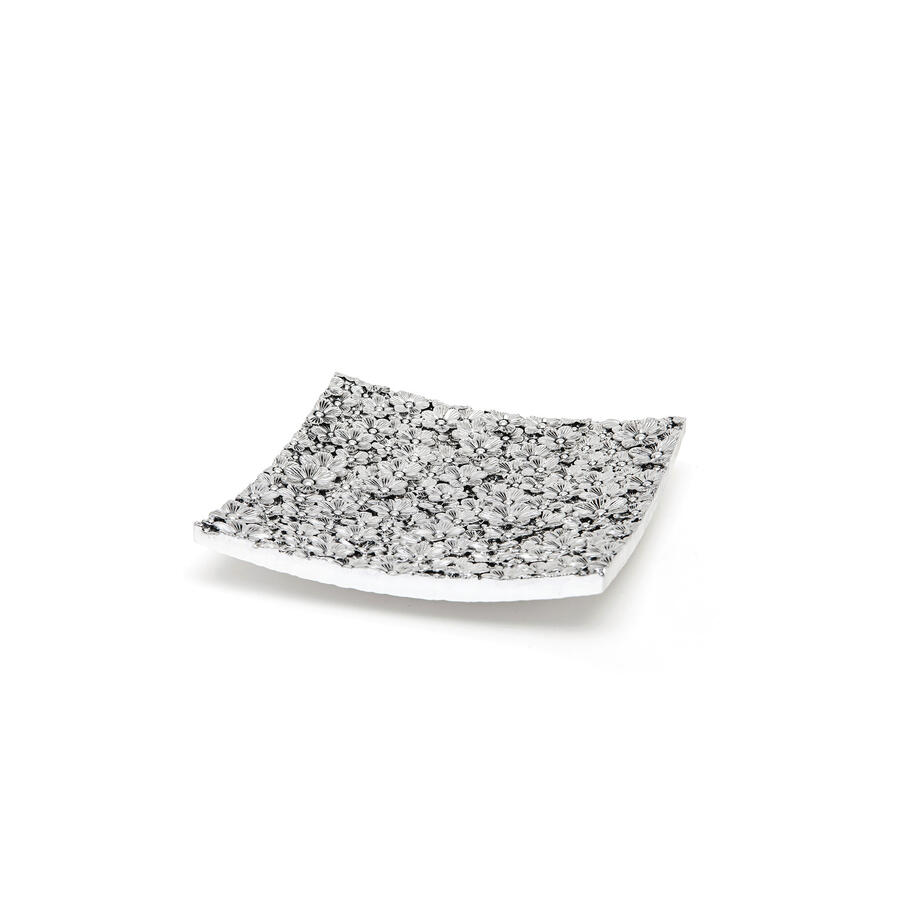 Sequenze - Centrotavola Floreale Argento 20x20 cm 