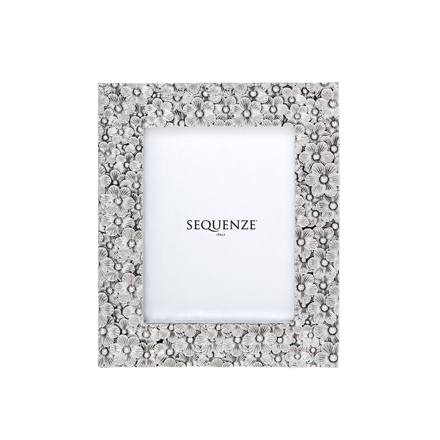 Sequenze - Portafoto Floreale Argento 15x20 cm