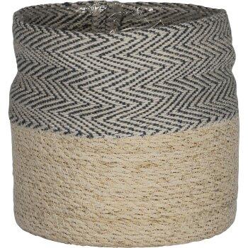 Jute seagrass basket planter, with PVC insert 1.5