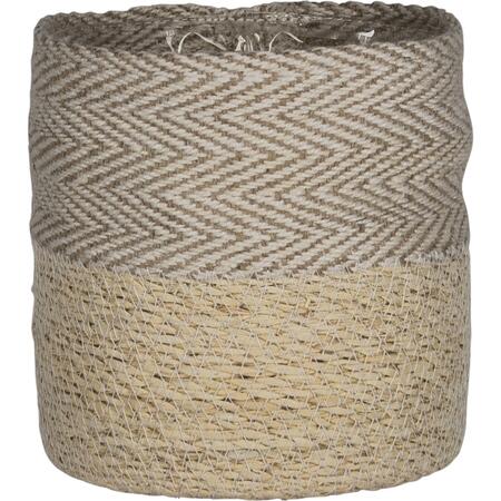 Jute seagrass basket planter, with PVC insert 1.1.1