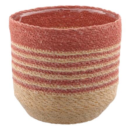 Natural/seaweed planter with insert 1.3
