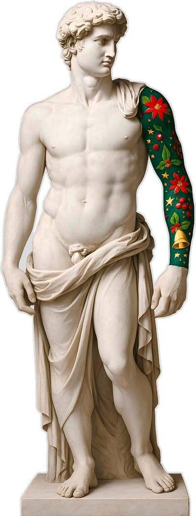 Linee Recanati - Art tattoo Scultura Natalizia David