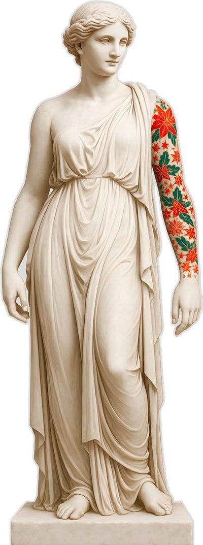 Linee Recanati - Art tattoo Scultura Natalizia Venere
