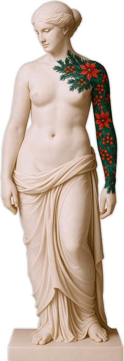 Linee Recanati - Art tattoo Scultura Natalizia Elena