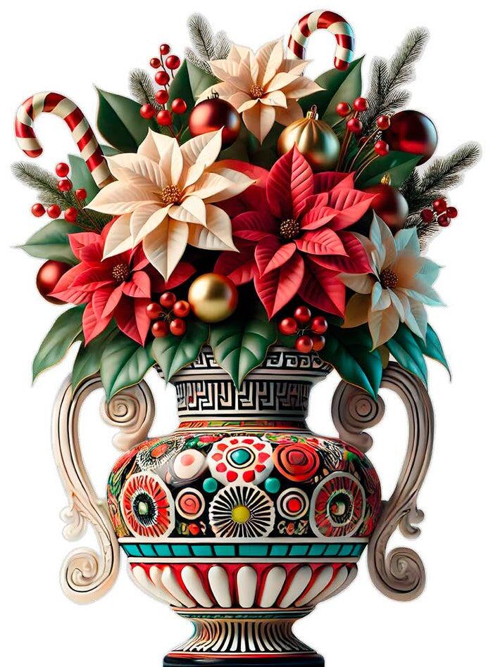 Linee Recanati - Vaso fiori Natalizio Art Pop Due