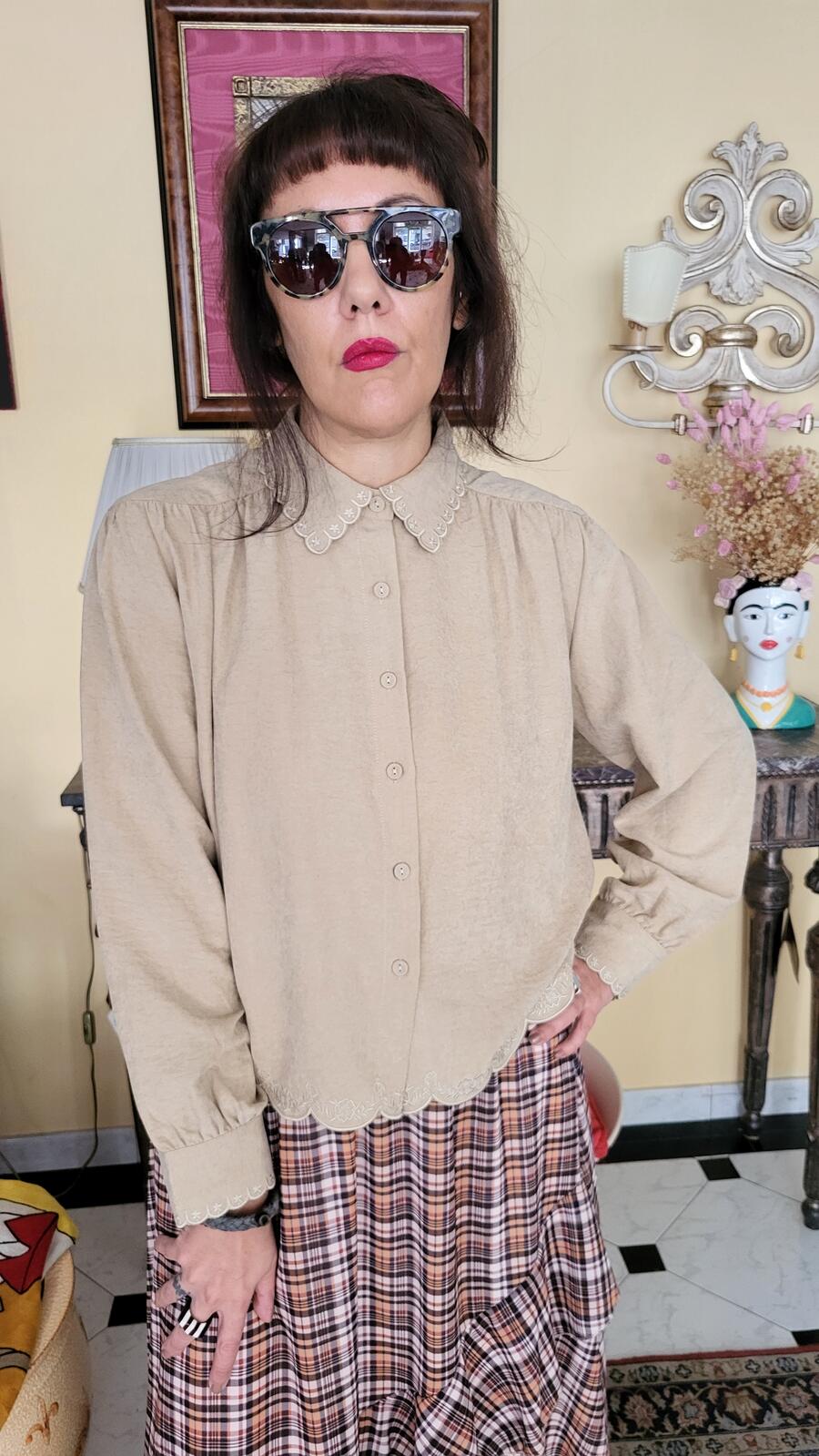 Camicia Ricamo