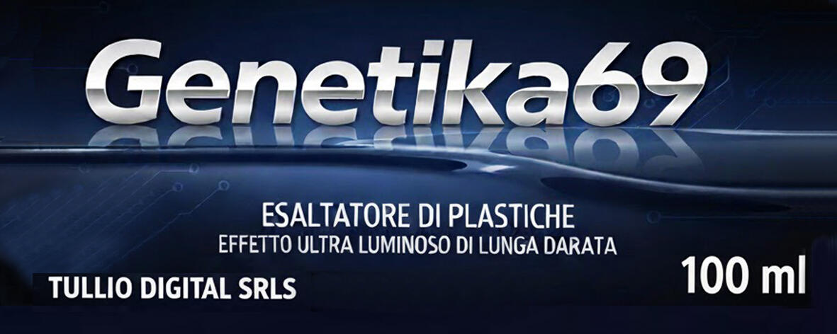 ESALTATORE DI PLASTICHE  EXTRA BRILLANTE DI LUNGA DURATA , 100 ML.