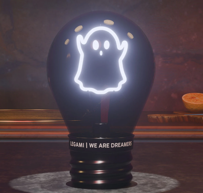 Lampada Decorativa da Tavolo a Forma di Lampadina - Ghost