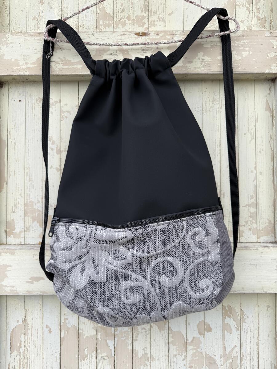 Zaino grigio nero 