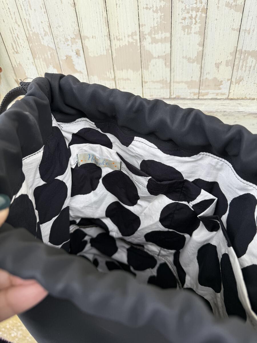 Zaino grigio nero 