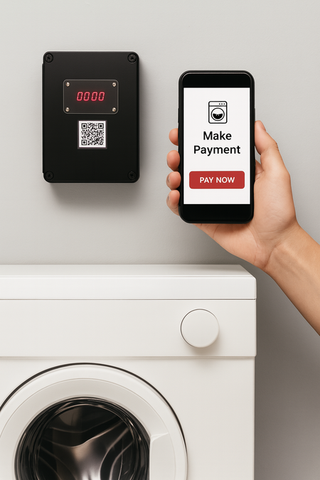 QRPay – Sistema Cashless per Lavatrice e Asciugatrice con Pagamento tramite QR Code