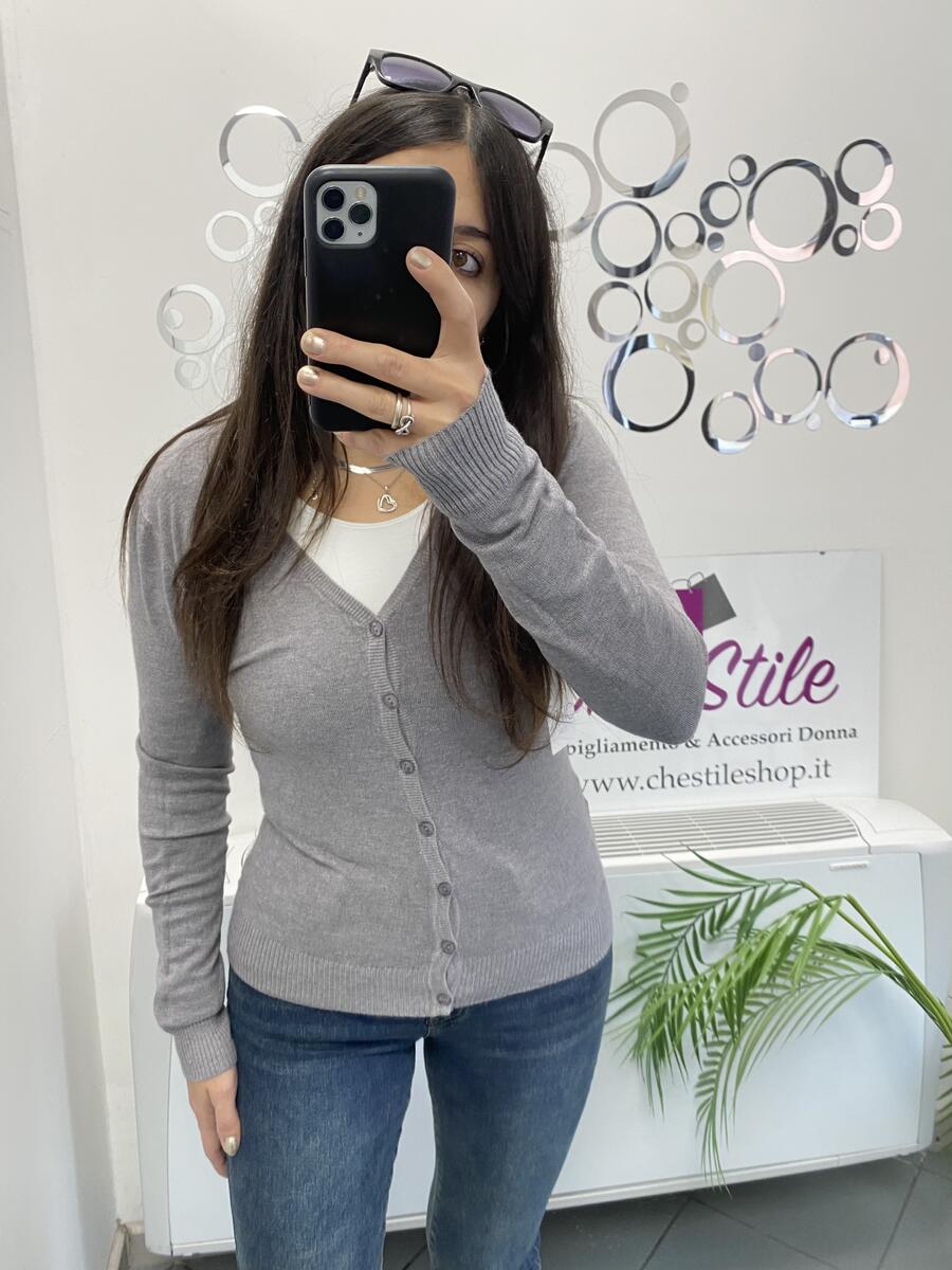 NOVITÀ Cardigan bottoncini in viscosa
