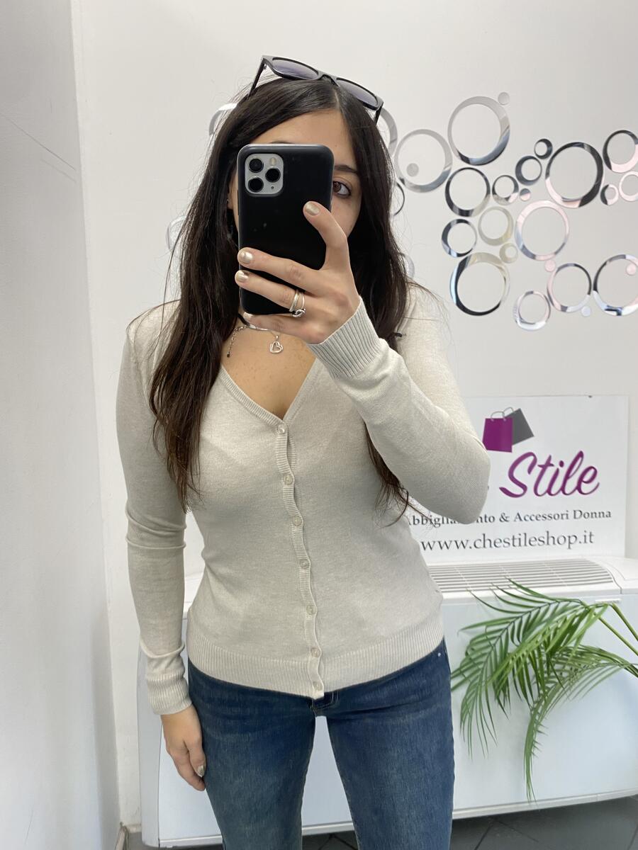 NOVITÀ Cardigan bottoncini in viscosa