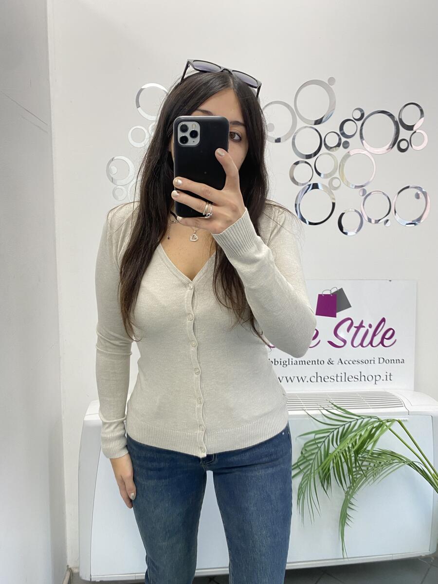 NOVITÀ Cardigan bottoncini in viscosa