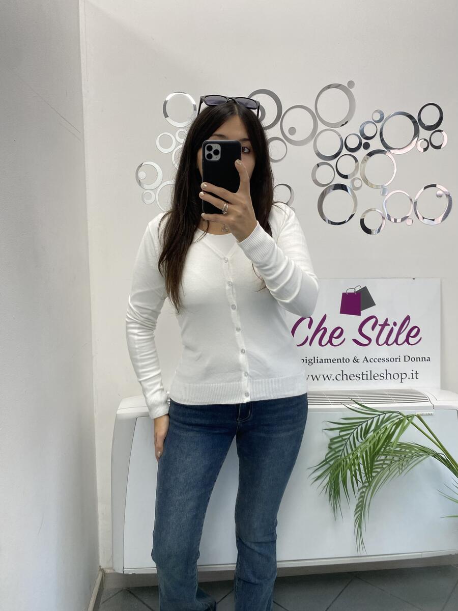 NOVITÀ Cardigan bottoncini in viscosa
