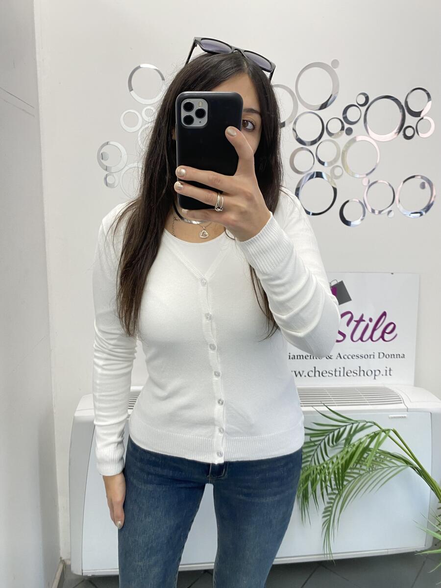 NOVITÀ Cardigan bottoncini in viscosa