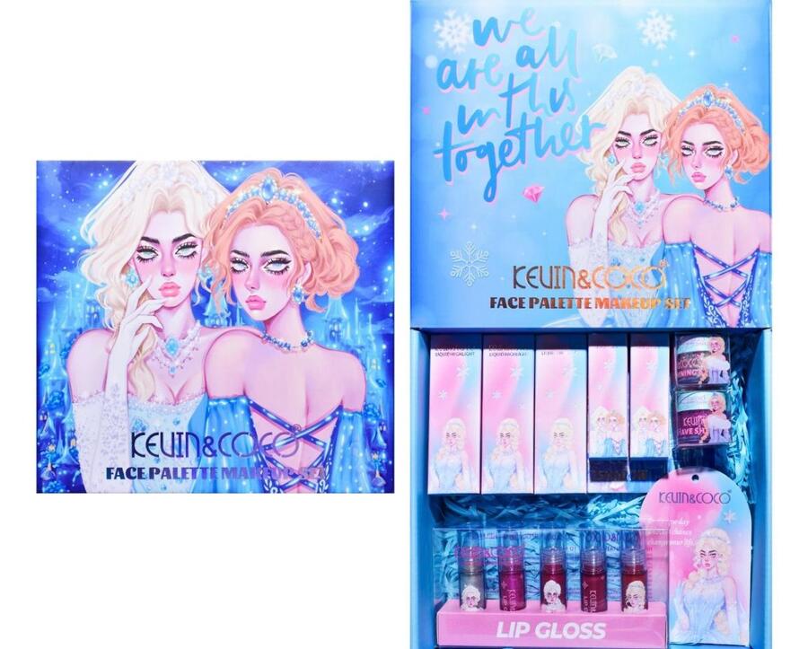 KEVIN & COCO FACE PALETTE MAKE UP SET
 [Conf.da 3 set]