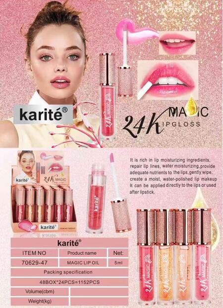 KARITE' MAGIC 24 K MAGIC LIP OIL
 [Conf.da 24 pezzi]