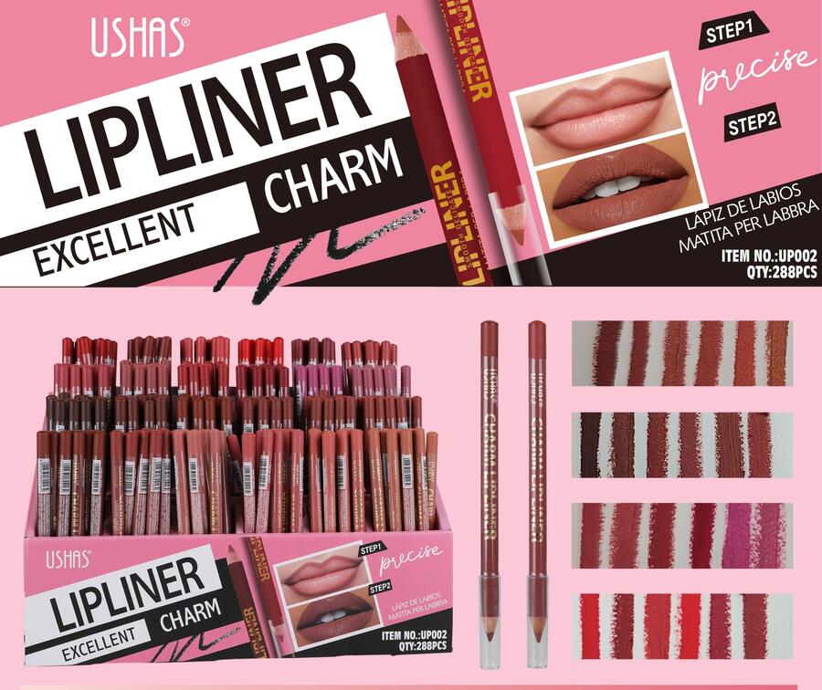 USHAS LIP LINER EXCELLENT CHARM
 [Espositore da 288 pezzi]