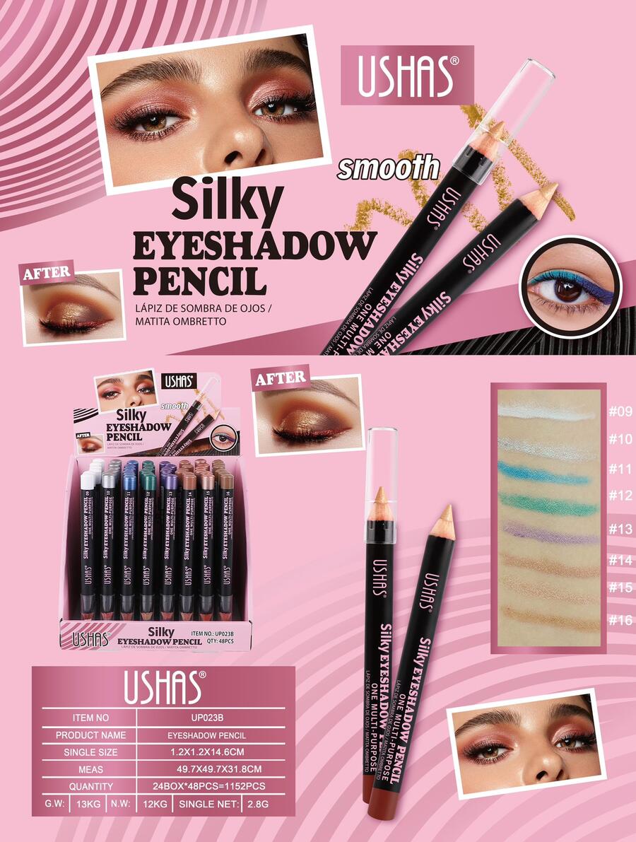 USHAS SILKY EYESHADOW PENCIL
 [Conf.da 48 pezzi]