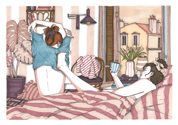 ANA JAREN STAMPA ARTISTICA  A3: Come to bed