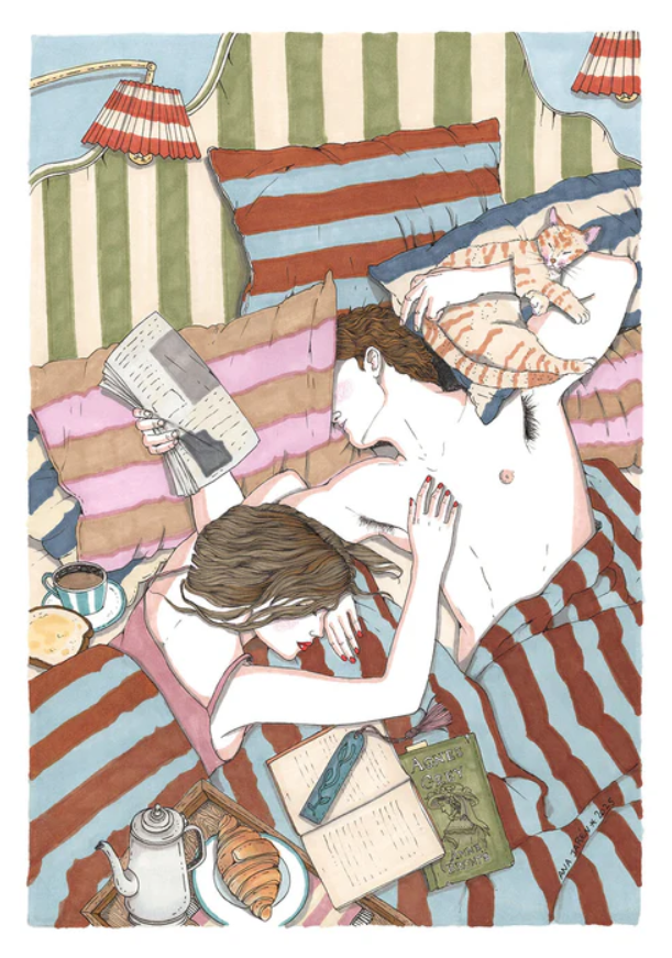 ANA JAREN STAMPA ARTISTICA  A4: Bed