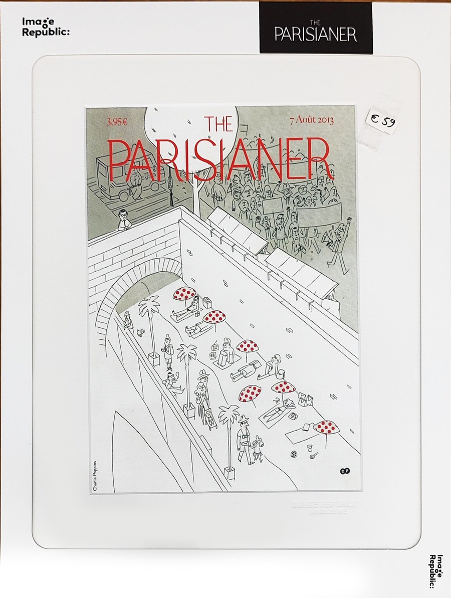 THE PARISIANER, STAMPA CON PASSEPARTOUT, 30x40 cm: N07 POPPINS