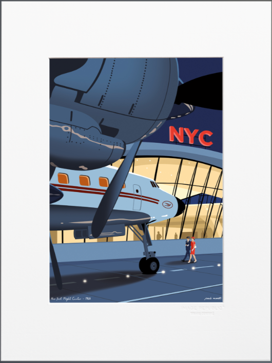 PAULO MARIOTTI, STAMPA 30x40 cm CON PASSEPARTOUT: MARIOTTI JFK