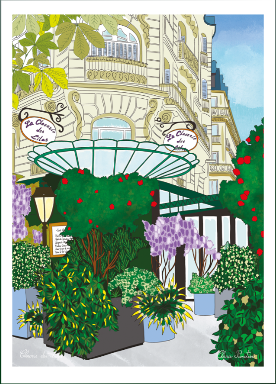 CLARA PANETIER, STAMPA FNE ART (senza passe-partout): 04 CLOSERIE DES LILAS