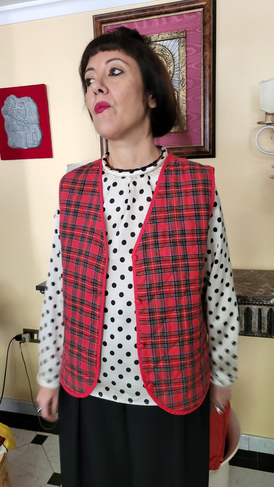 Gilet Tartan  