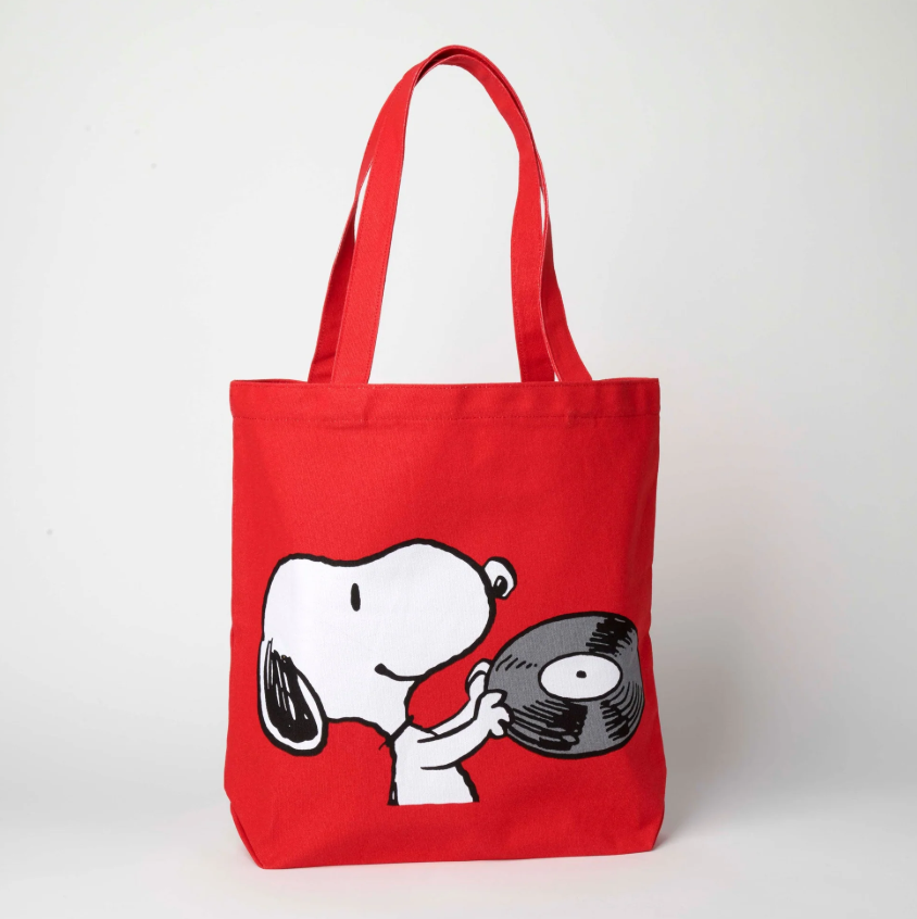 PEANUTS - SHOPPER: Music is Life / TOTE BAG