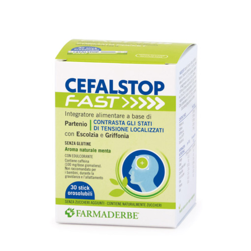 Farmaderbe - Cefalstop fast stick orosolubili