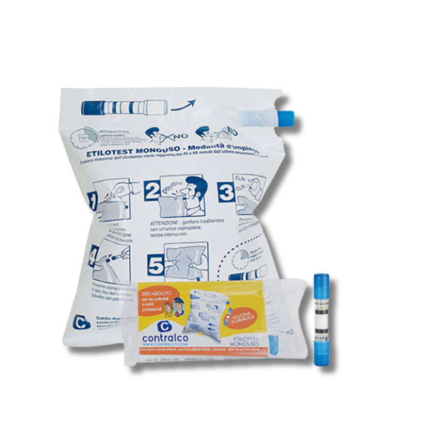 Etilometro Monouso PVS – Test Alcolico Certificato NF