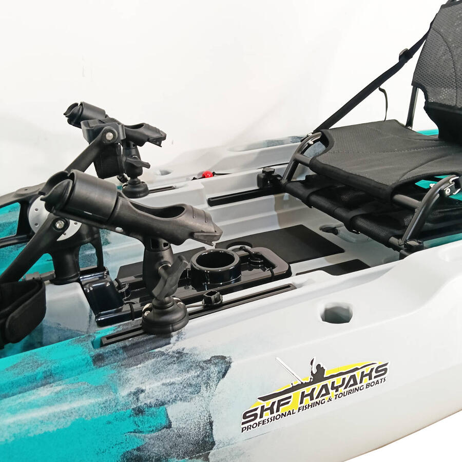 Kayak a pedali SKF Pedal Power 12 - sistema ad elica - 360 x 94 cm - Tropical