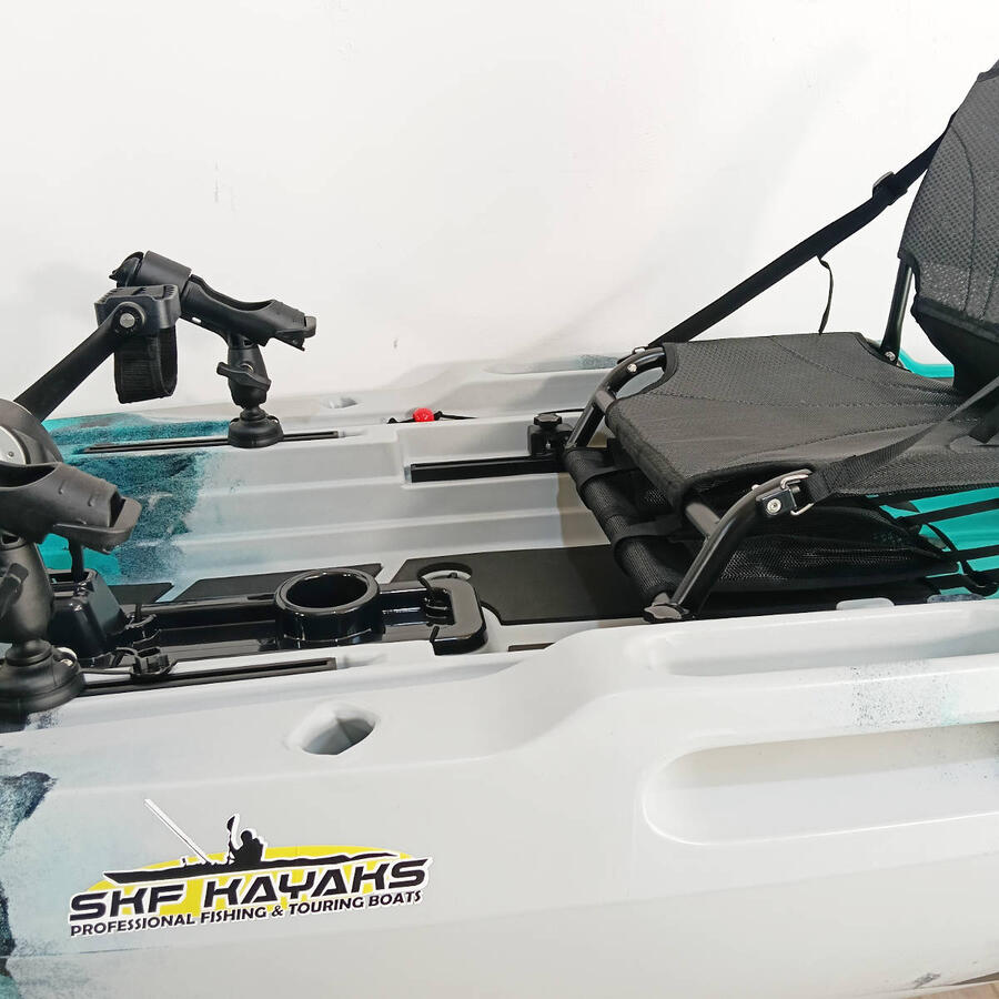 Kayak a pedali SKF Pedal Power 12 - sistema ad elica - 360 x 94 cm - Tropical
